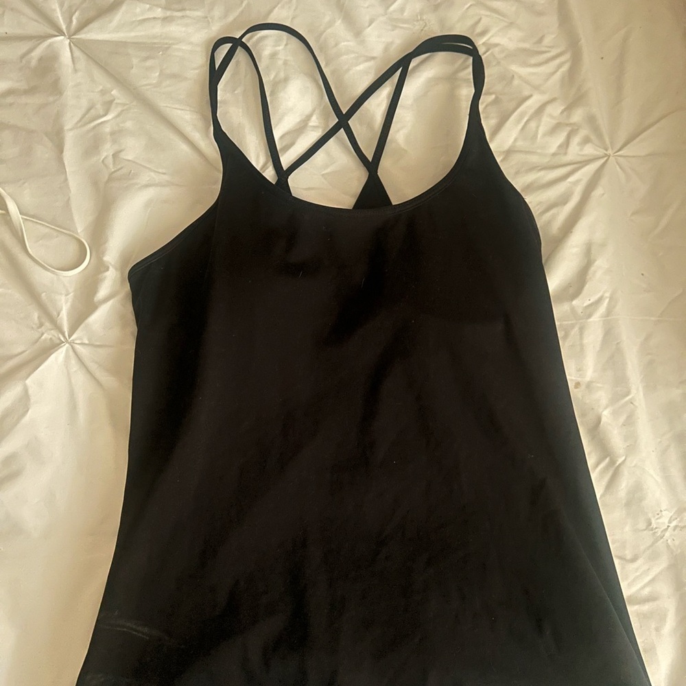 Black Strappy Women's Top